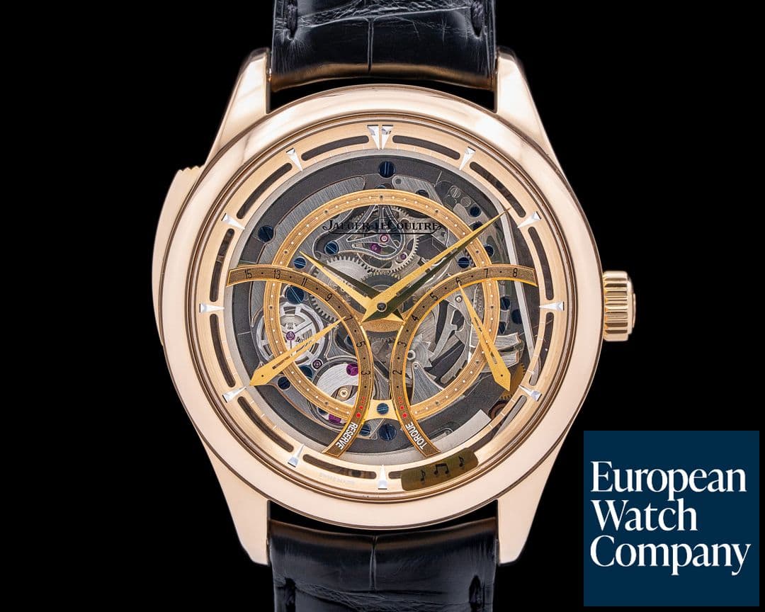 Image of Jaeger LeCoultre Q5012550 Master Grande Minute Repeater 18K RG Skeleton Dial LIMITED