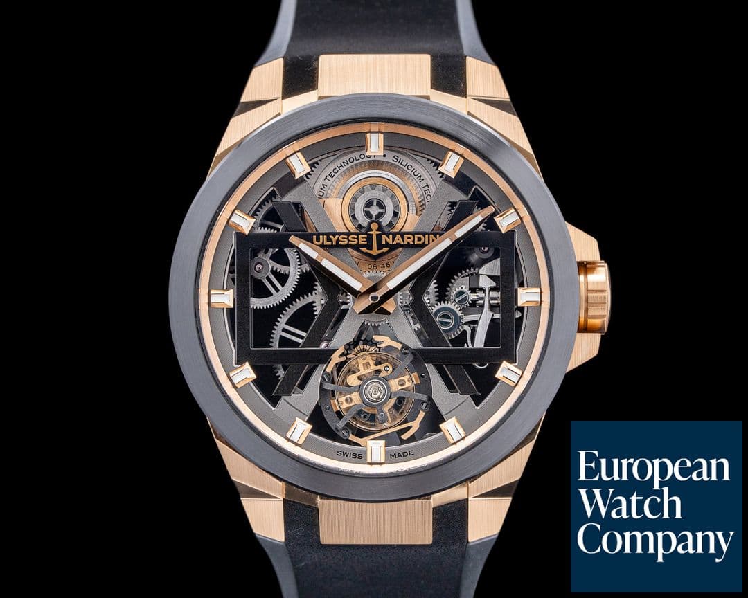 Image of Ulysse Nardin 1725-400/02 Blast Tourbillon 18K Rose Gold Skeleton Dial