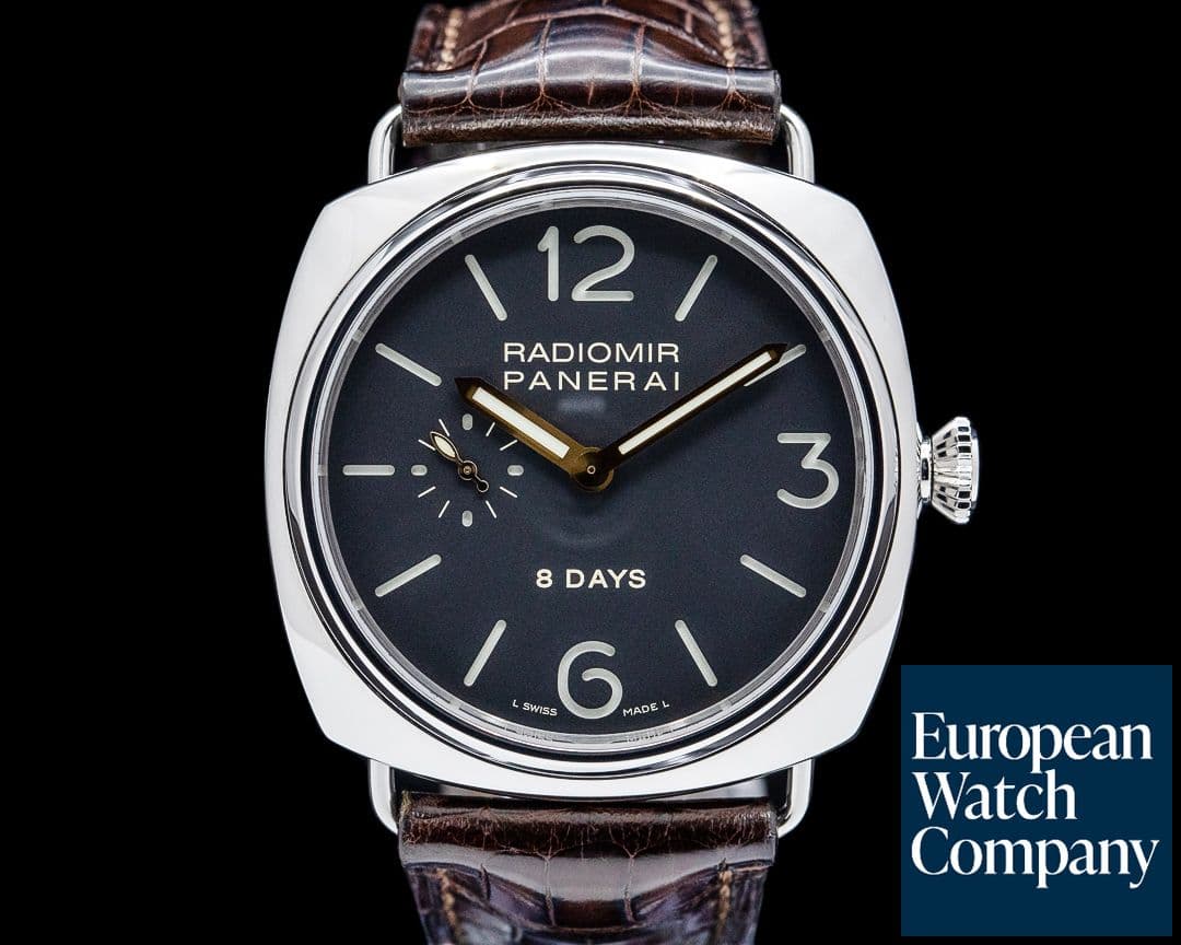 Image of Panerai Radiomir 8 Days SS Black Dial LIMITED