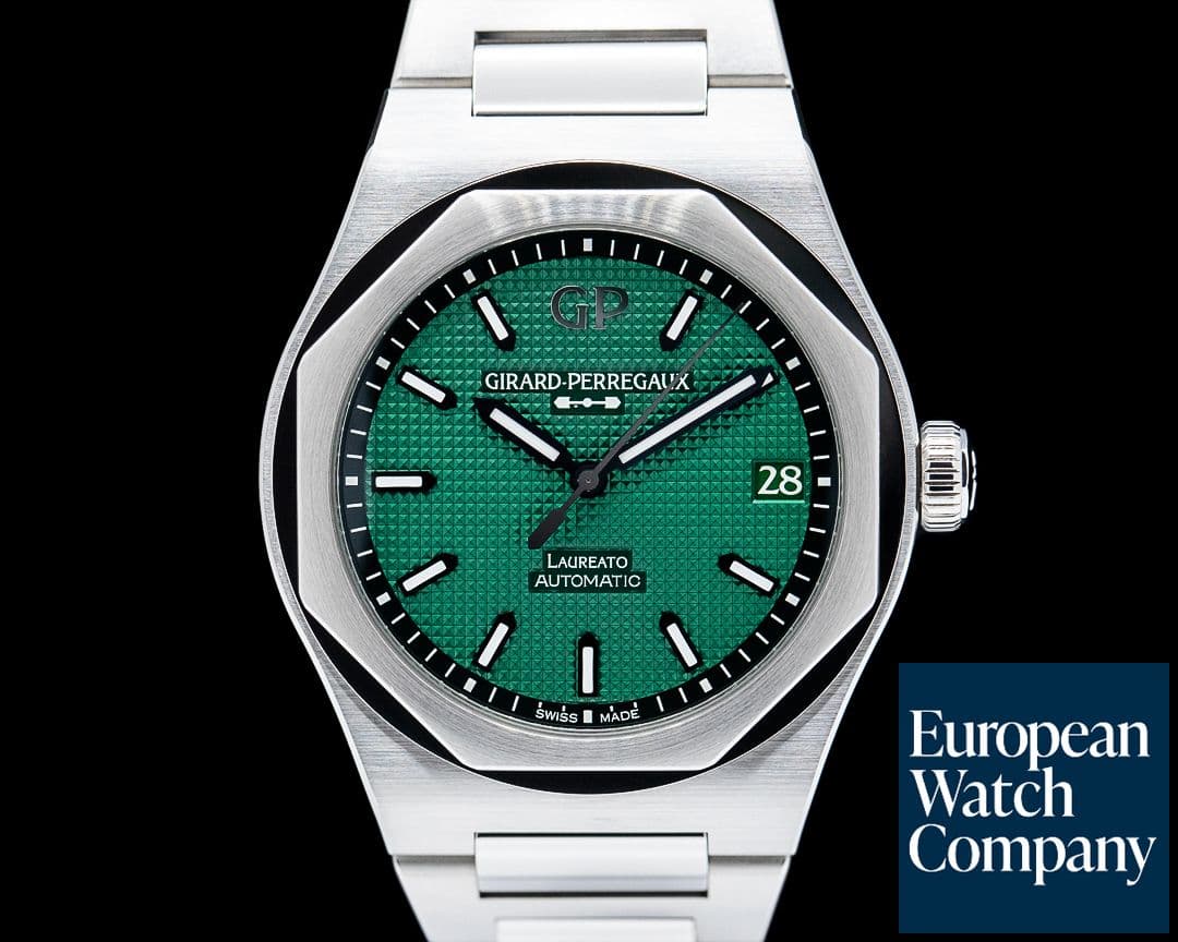 Image of Girard Perregaux 81010-11-3153-1CM Laureato SS Green Dial