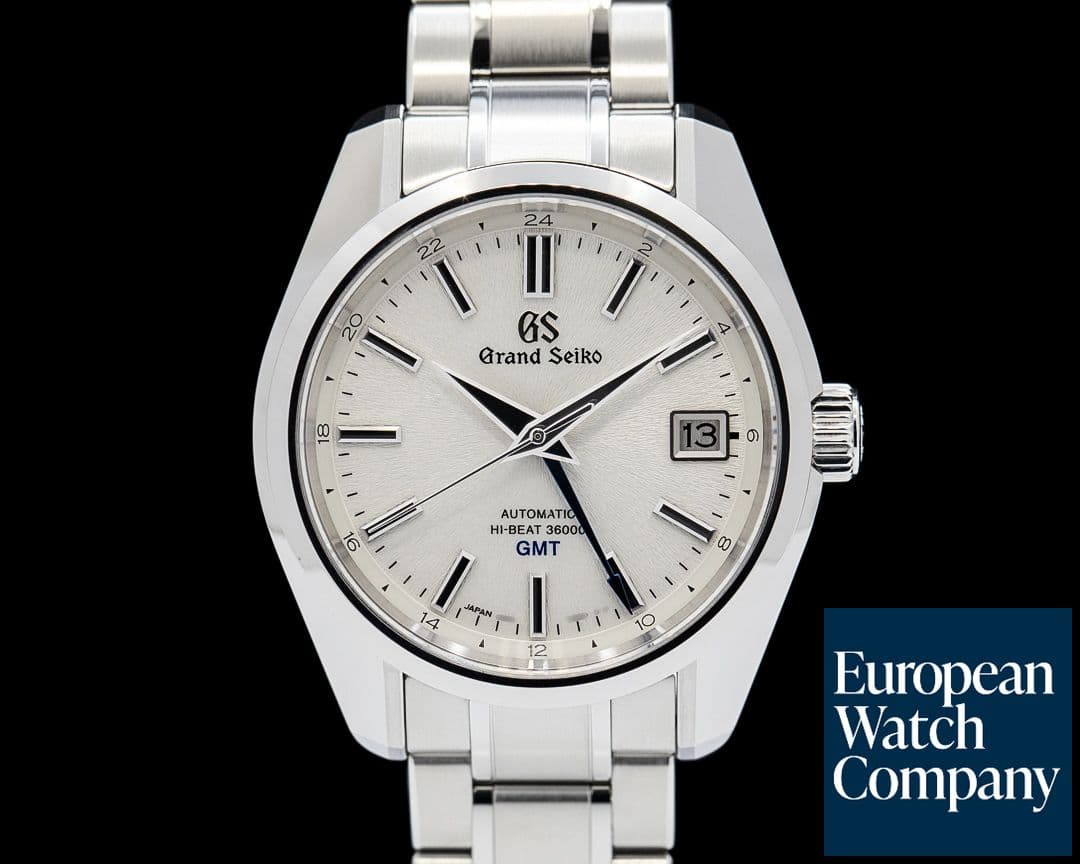 Image of Grand Seiko Heritage Hi-Beat GMT SS "Mt. Iwate" Silver Dial 2024