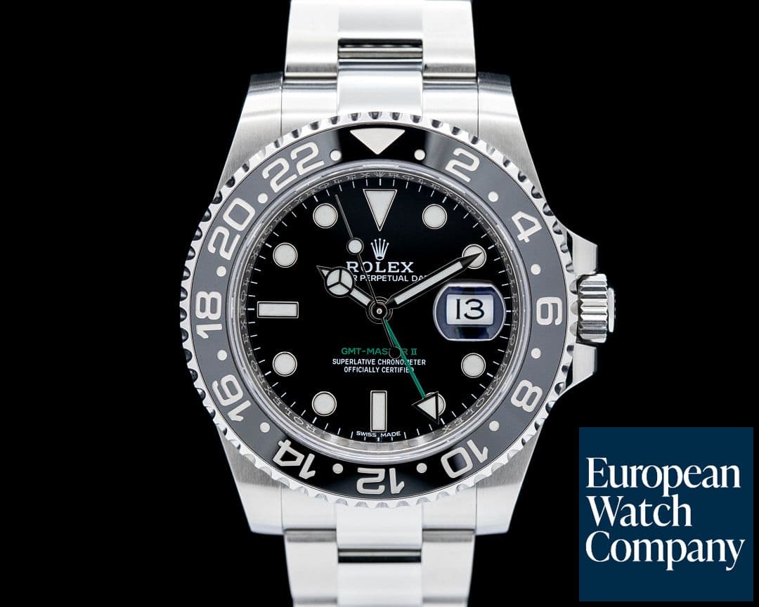 Image of Rolex 116710LN GMT-Master II Ceramic SS Black Dial