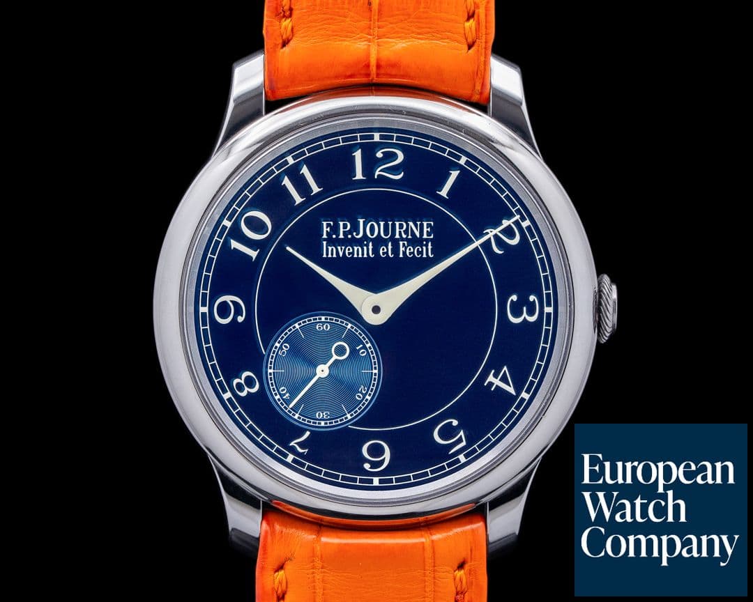 Image of F. P. Journe Chronometre Bleu Tantalum Blue Dial