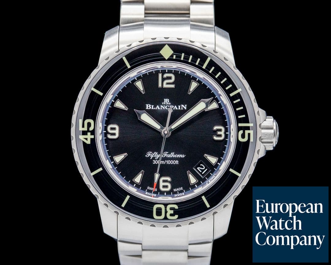 Image of Blancpain 5010-12B30-B52A Fifty Fathoms Automatic Titanium / Bracelet 2025