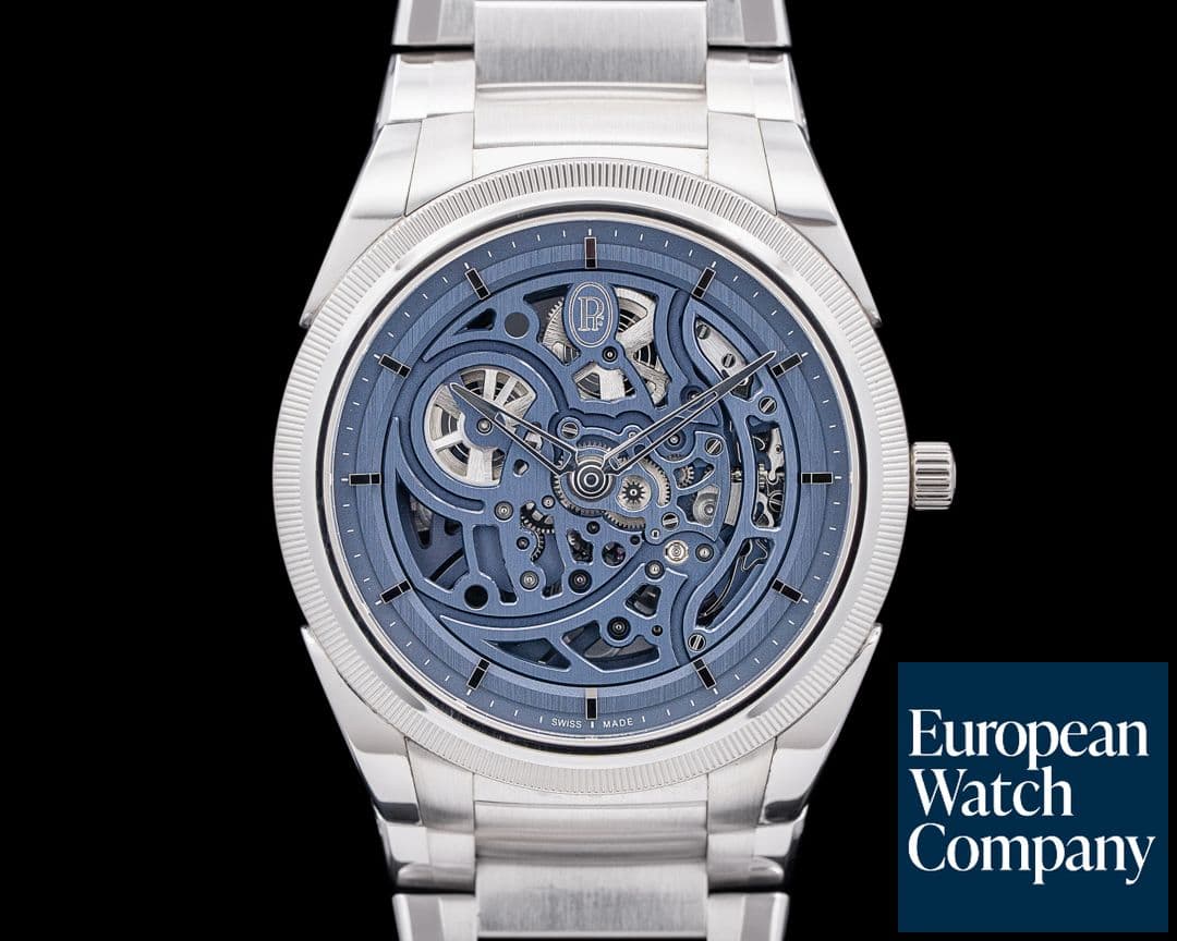 Image of Parmigiani Tonda PF Skeleton Platinum Milano Blue Dial 2025
