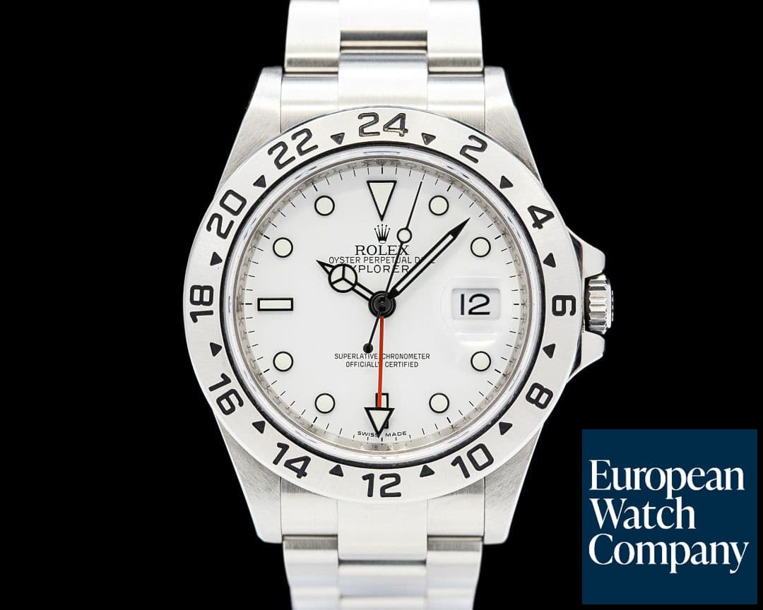 Image of Rolex 16570 Explorer II SS White Dial Circa. 2011