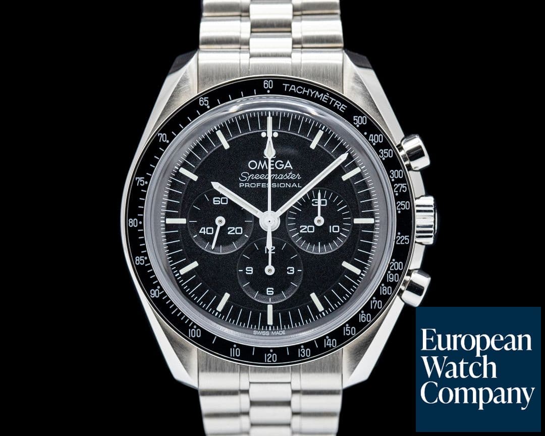 Image of Omega Speedmaster Moonwatch Professional Hesalite SS Black Dial 2024