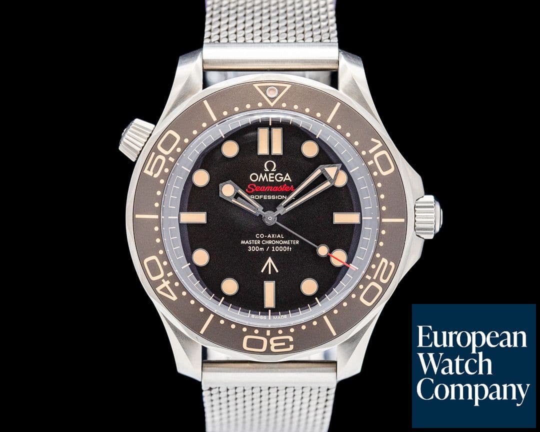 Image of Omega Seamaster Diver 300M Titanium Black Dial