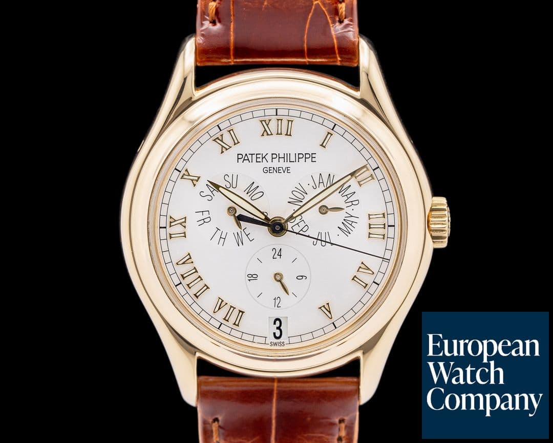 Image of Patek Philippe 5035J Annual Calendar 18K Yellow Gold Silver Dial