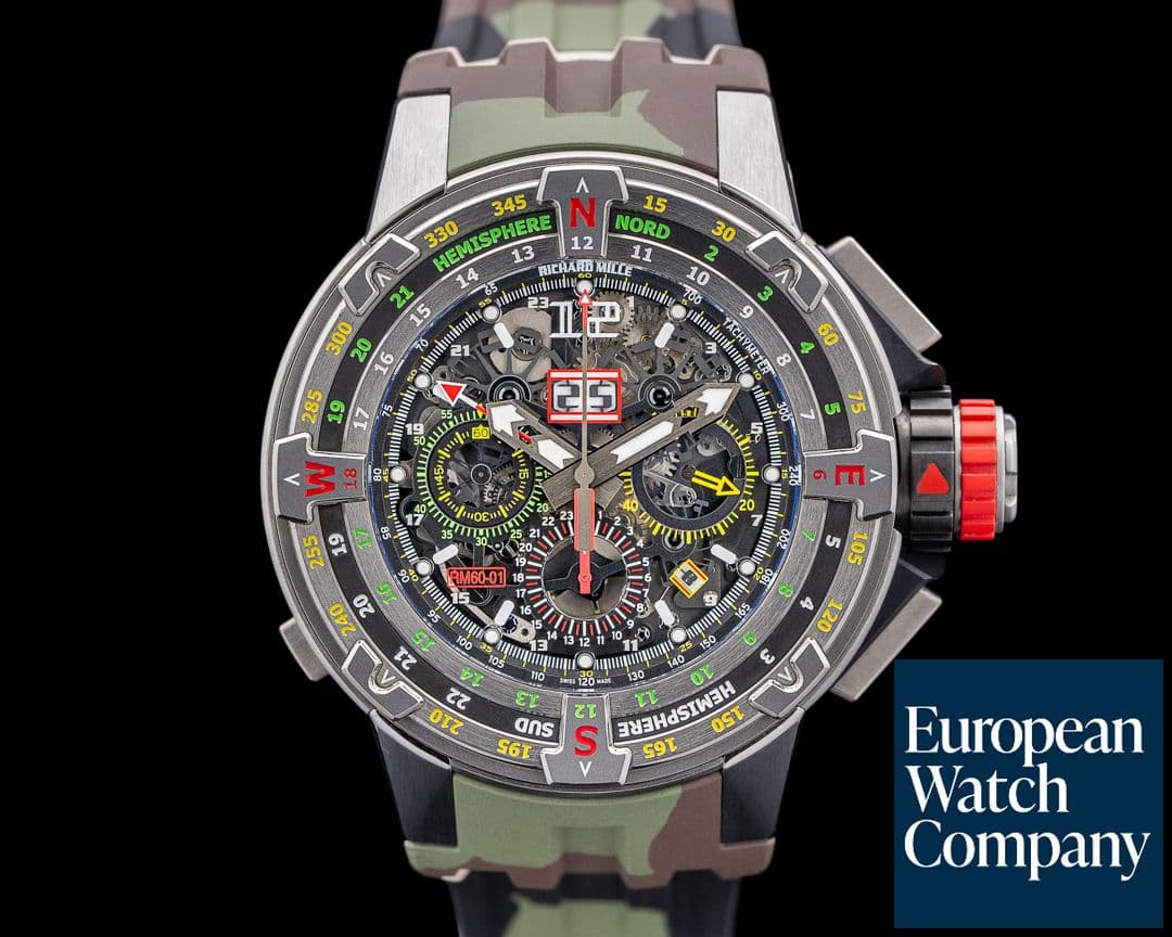 Image of Richard Mille RM60-01 Automatic Flyback Regatta Chronograph Skeleton Dial LIMITED