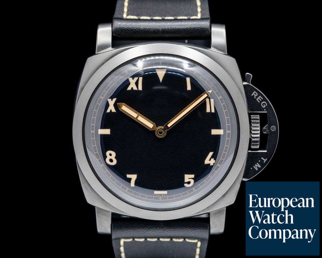 Image of Panerai PAM00629 Luminor DLC Titanium Black Dial