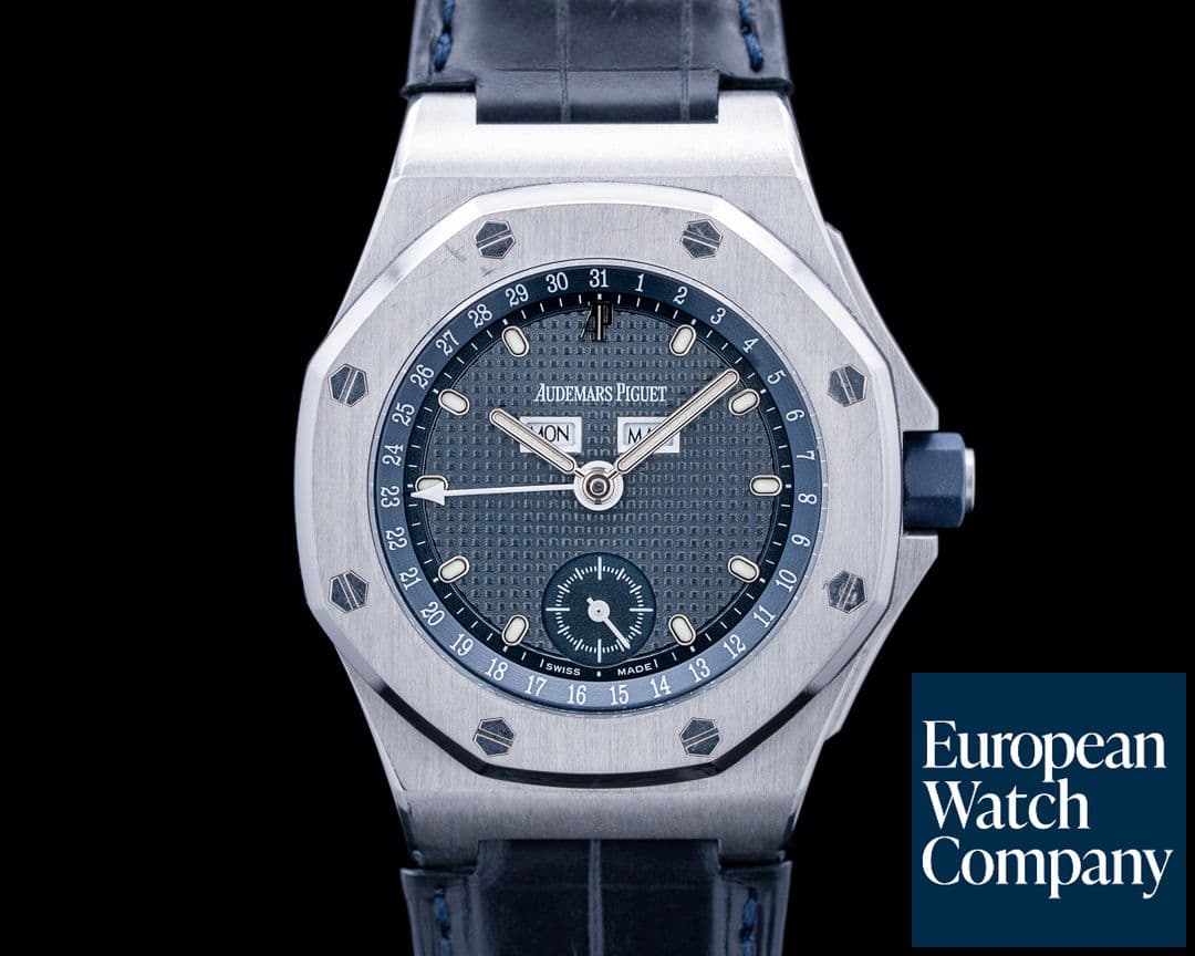 Image of Audemars Piguet 25808ST Royal Oak Offshore Triple Calendar SS Black Dial