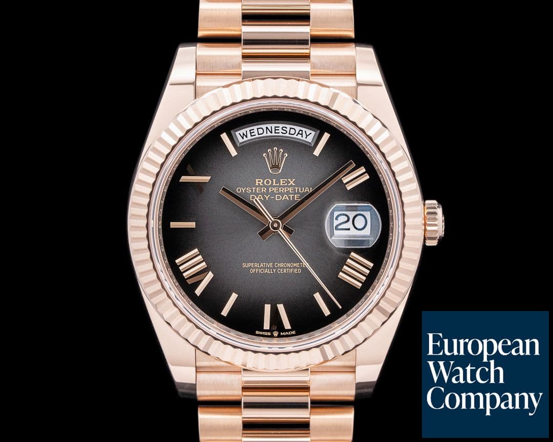 Image of Rolex 228235 Day-Date 40MM 18K Everose Gold Gray Dial 2025