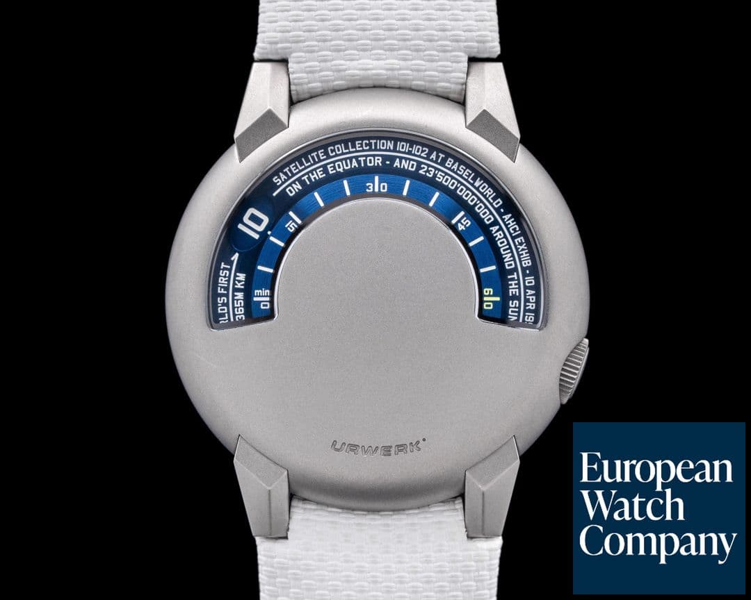 Image of URWERK UR-102 Reloaded Titanium Blue Dial LIMITED
