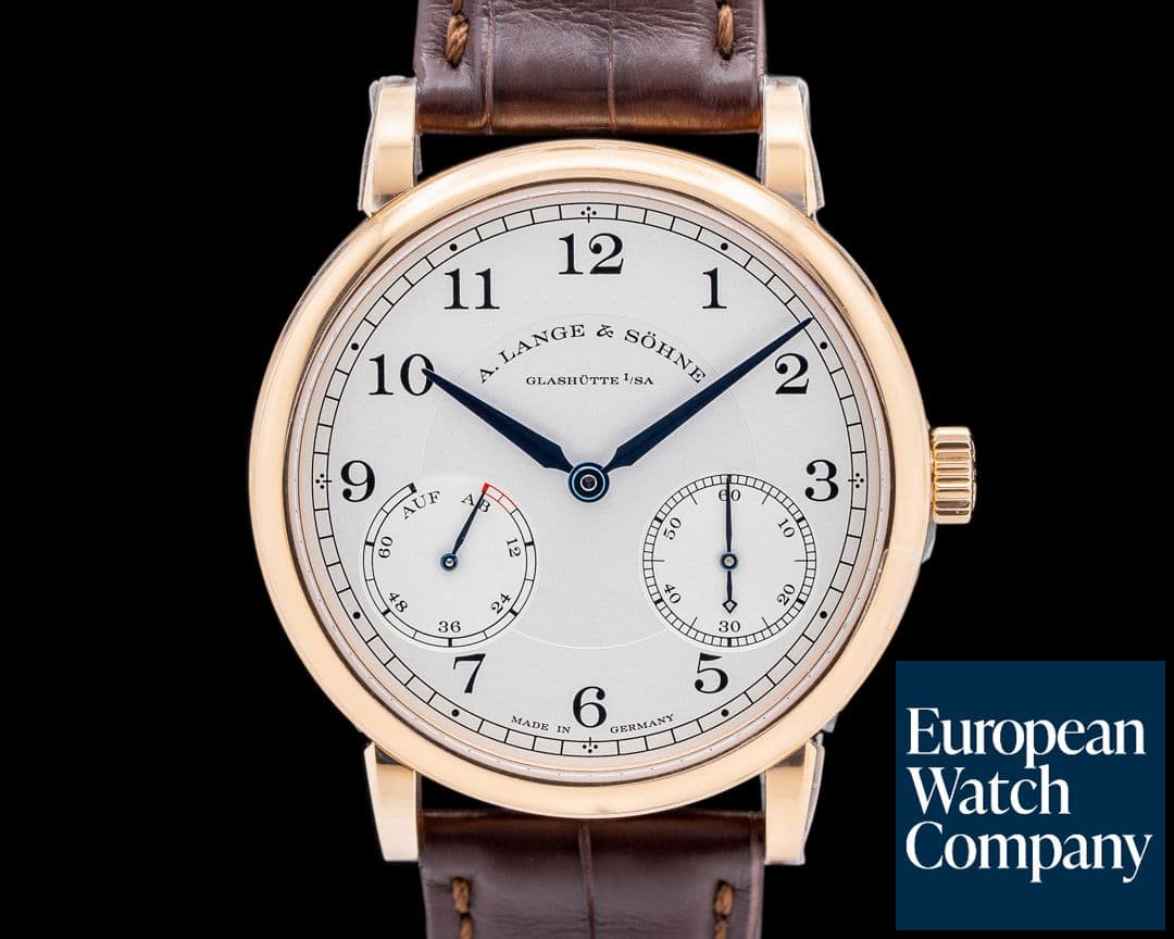 Image of A. Lange and Sohne 234.032 1815 Up Down 18K Rose Gold Silver Dial UNWORN