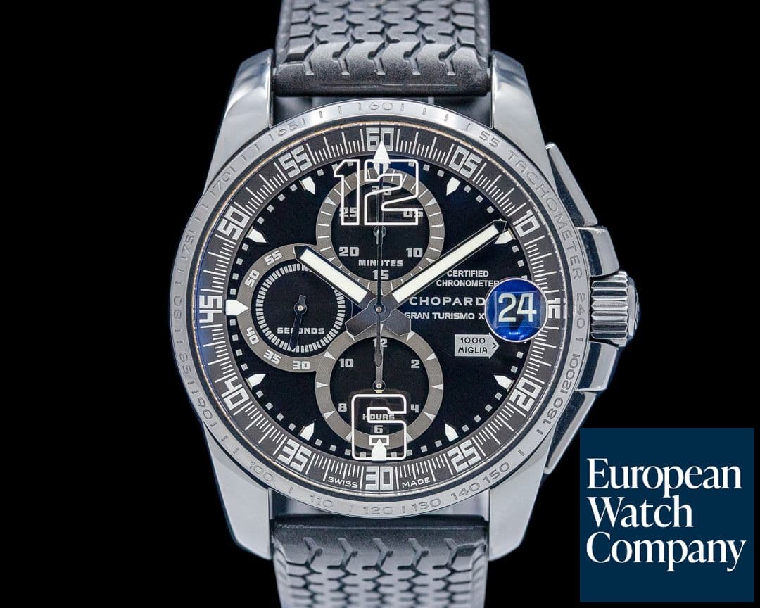 Image of Chopard 168459 Mille Miglia GT XL Chrono DLC SS Black Dial