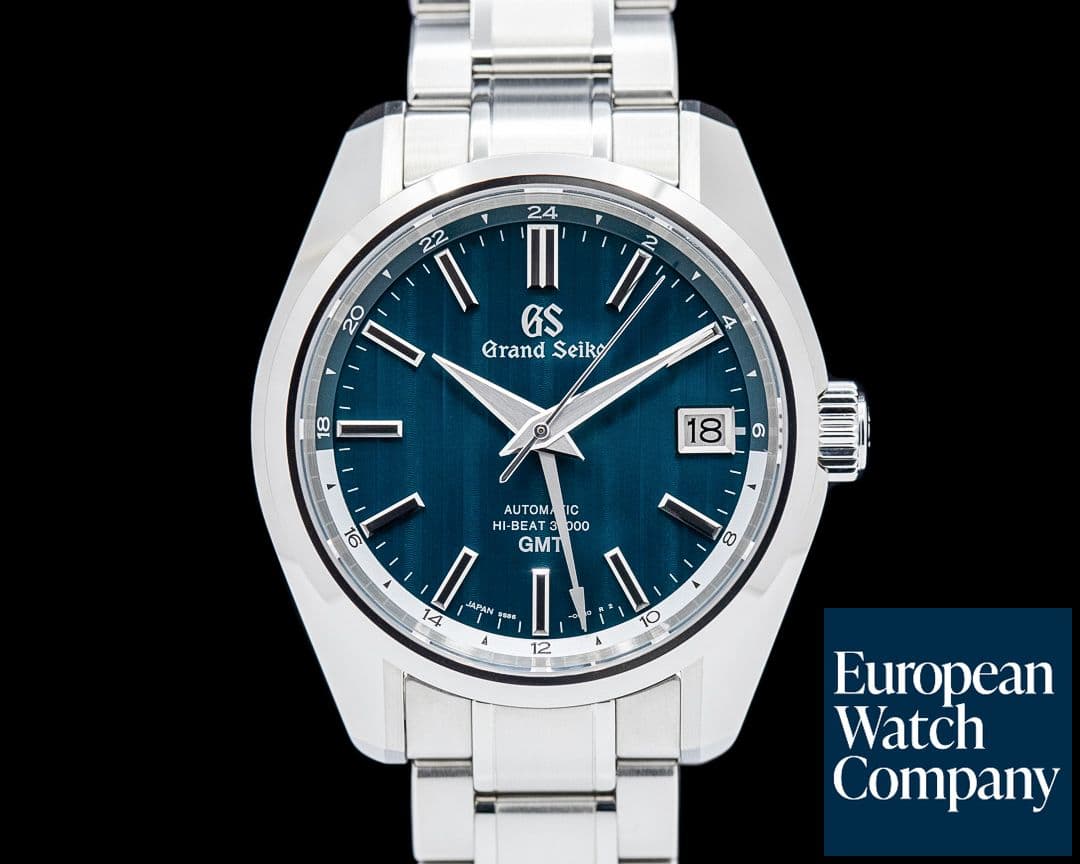 Image of Grand Seiko SBGJ241G GMT Limited Edition Stainless Steel Green Dial LIMITED