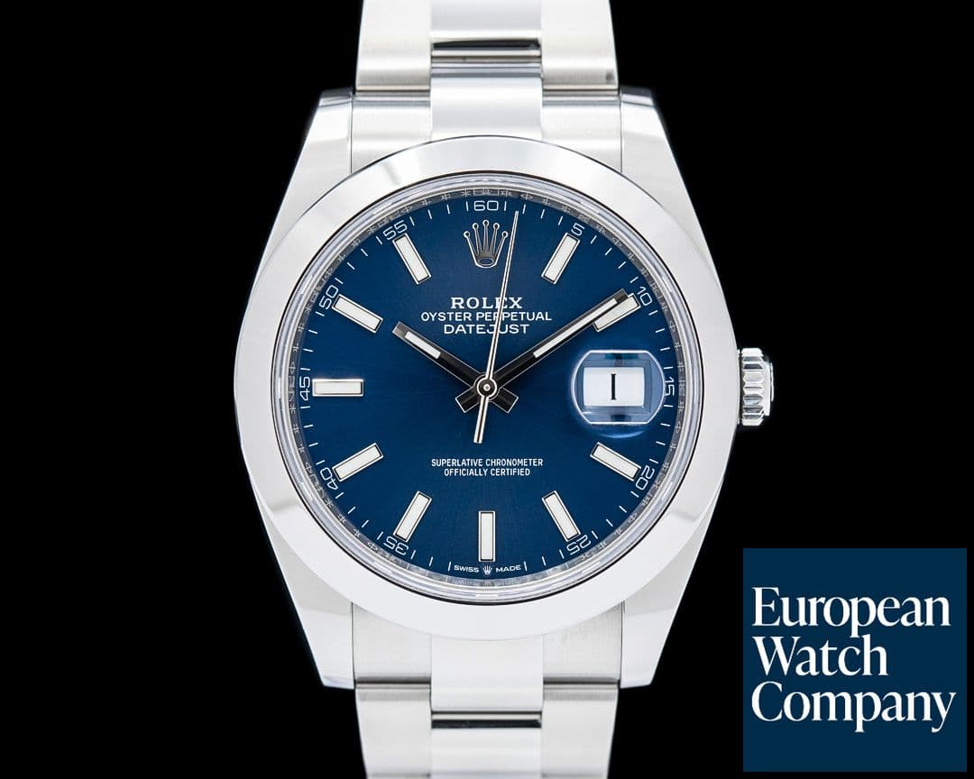 Image of Rolex 126300 Datejust 41MM SS Blue Dial 2024