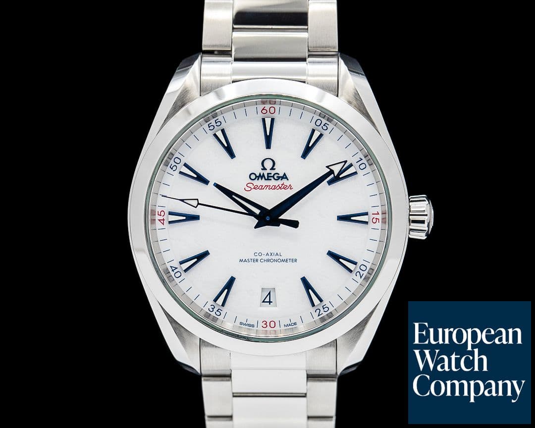 Image of Omega Seamaster Aqua Terra 150M SS White Ceramic Dial OLYMPICS