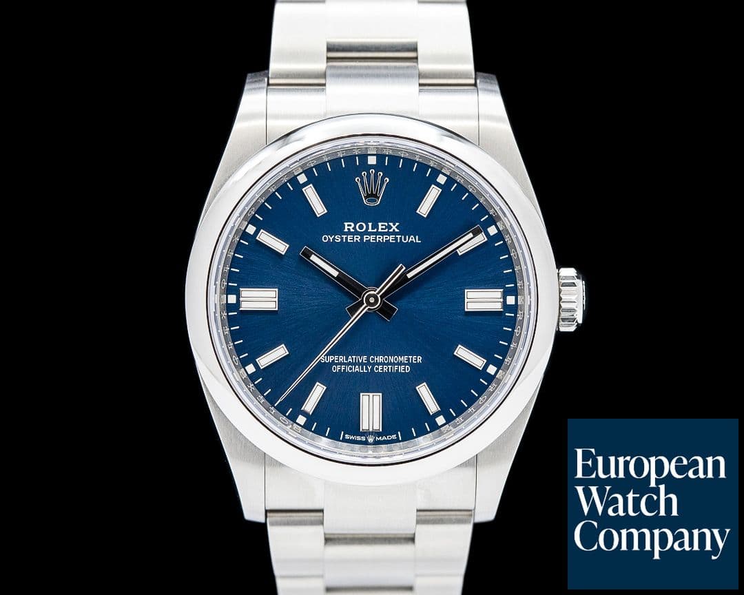 Image of Rolex 126000 Oyster Perpetual SS Blue Dial 2025
