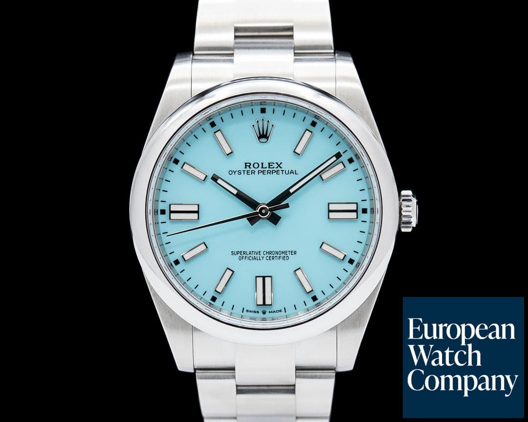 Image of Rolex 124300 Oyster Perpetual 41 SS Turquoise Dial