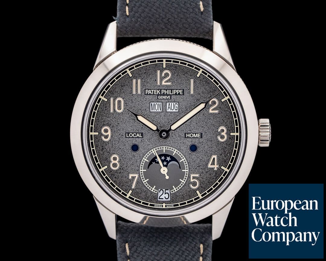 Image of Patek Philippe 5326G Annual Calendar Travel Time 18K White Gold Gray Dial