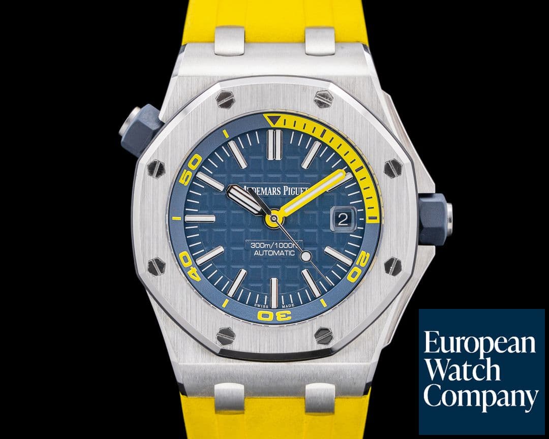 Image of Audemars Piguet 15710ST Royal Oak Offshore Diver SS Blue Dial