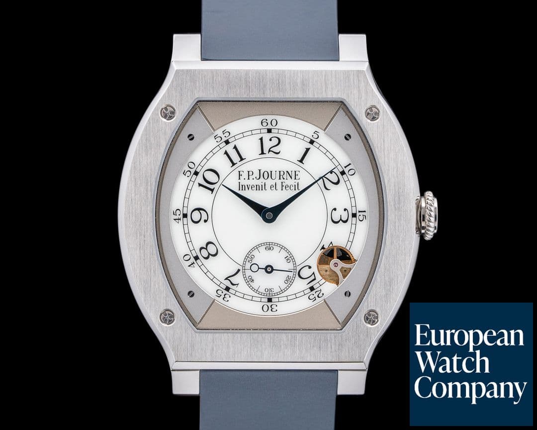 Image of F. P. Journe Elegante 48MM ELHT Titanium White Dial