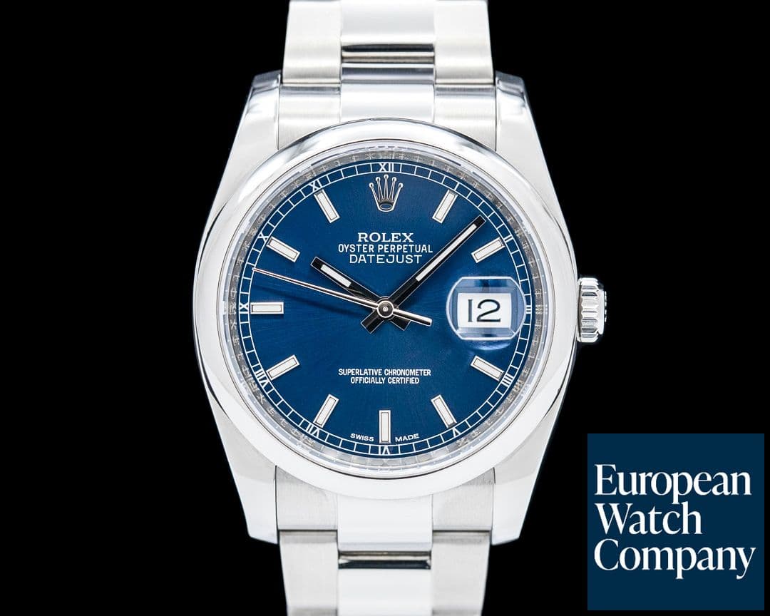 Image of Rolex 116200 Datejust SS Blue Dial