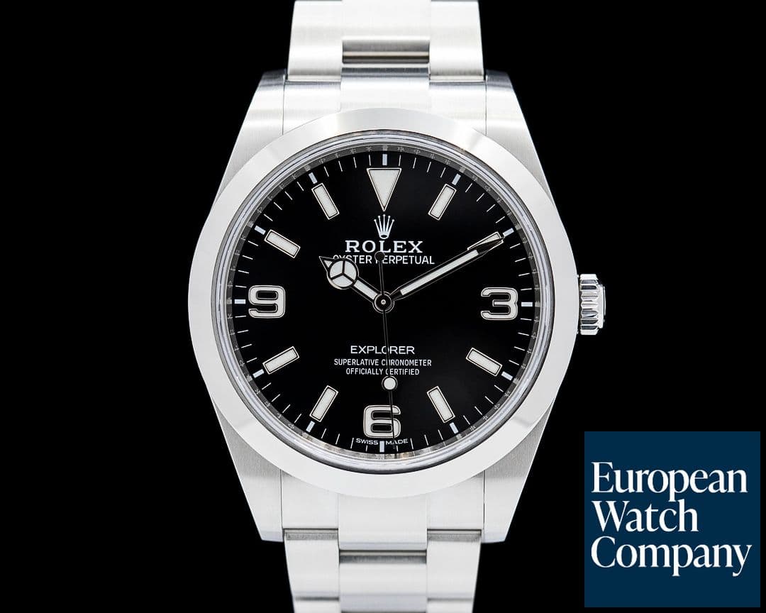 Image of Rolex 214270 Explorer SS Black Dial