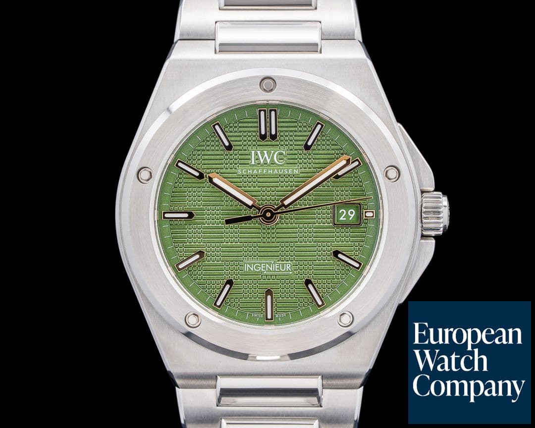 Image of IWC IW328908 Ingenieur Automatic SS Green Dial 2025 LIMITED UNWORN