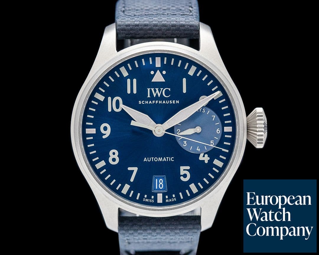 Image of IWC IW501019 Big Pilot Racing Works Titanium Blue Dial LIMITED