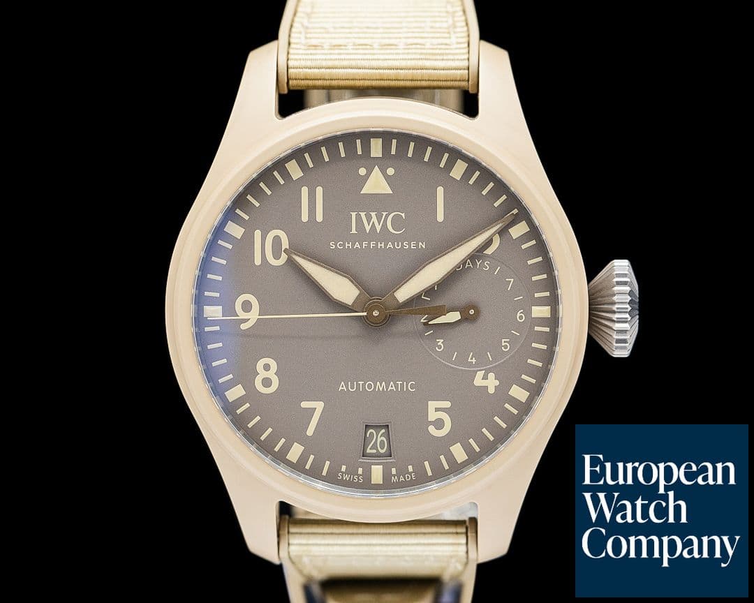 Image of IWC IW506003 Big Pilot's Watch TOP GUN Mojave Desert Ceramic Brown Dial