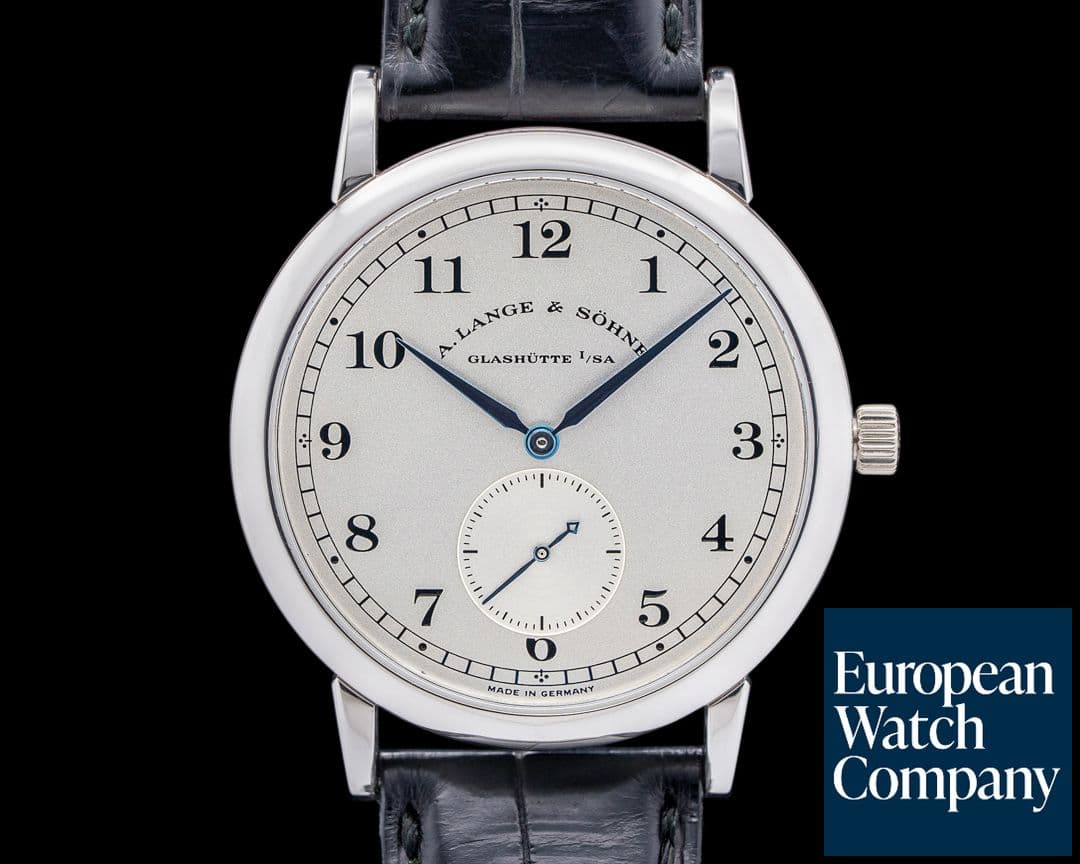 Image of A. Lange and Sohne 206.025 Saxonia Platinum Argent Silver Dial