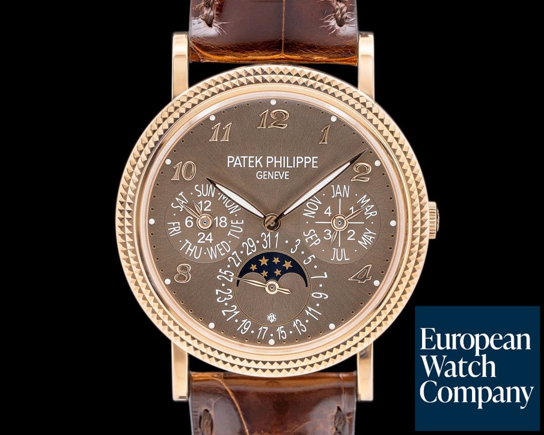 Image of Patek Philippe 5039R Perpetual Calendar 18K RG Brown Luminous Arabic Dial UNIQUE PIECE
