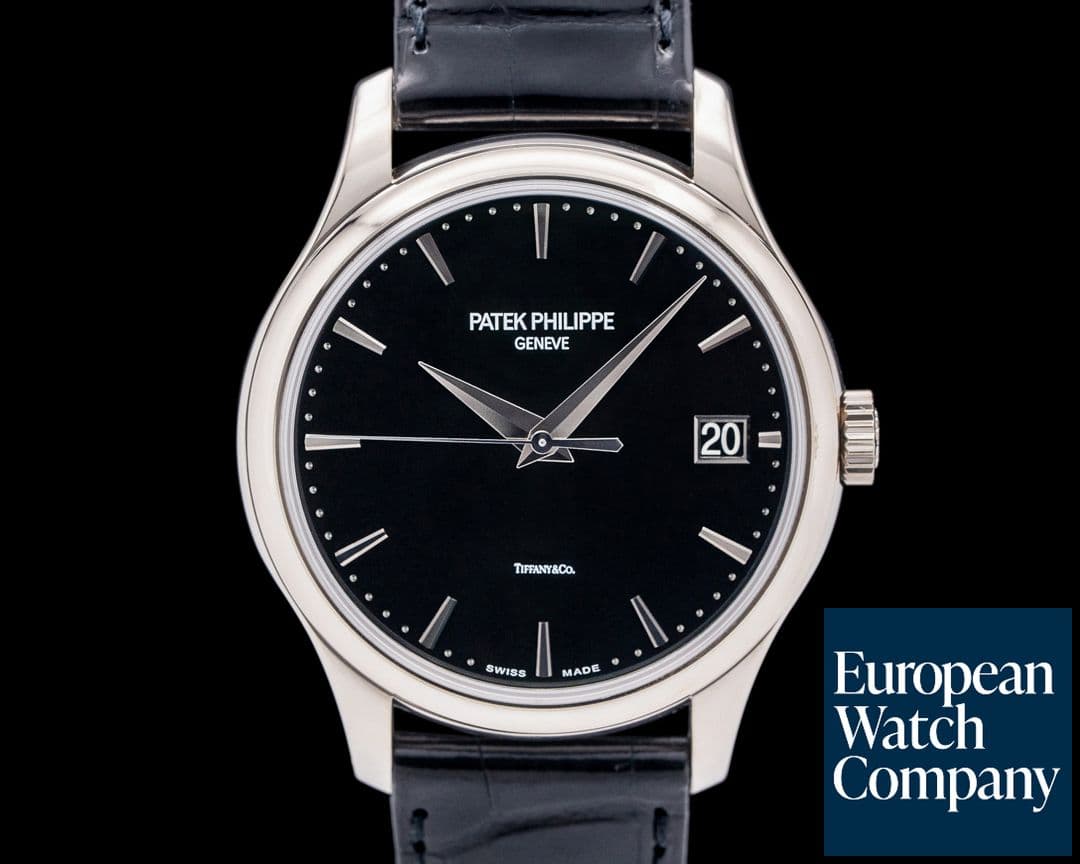 Image of Patek Philippe 5227G Calatrava 18K White Gold Black Dial "TIFFANY & CO."