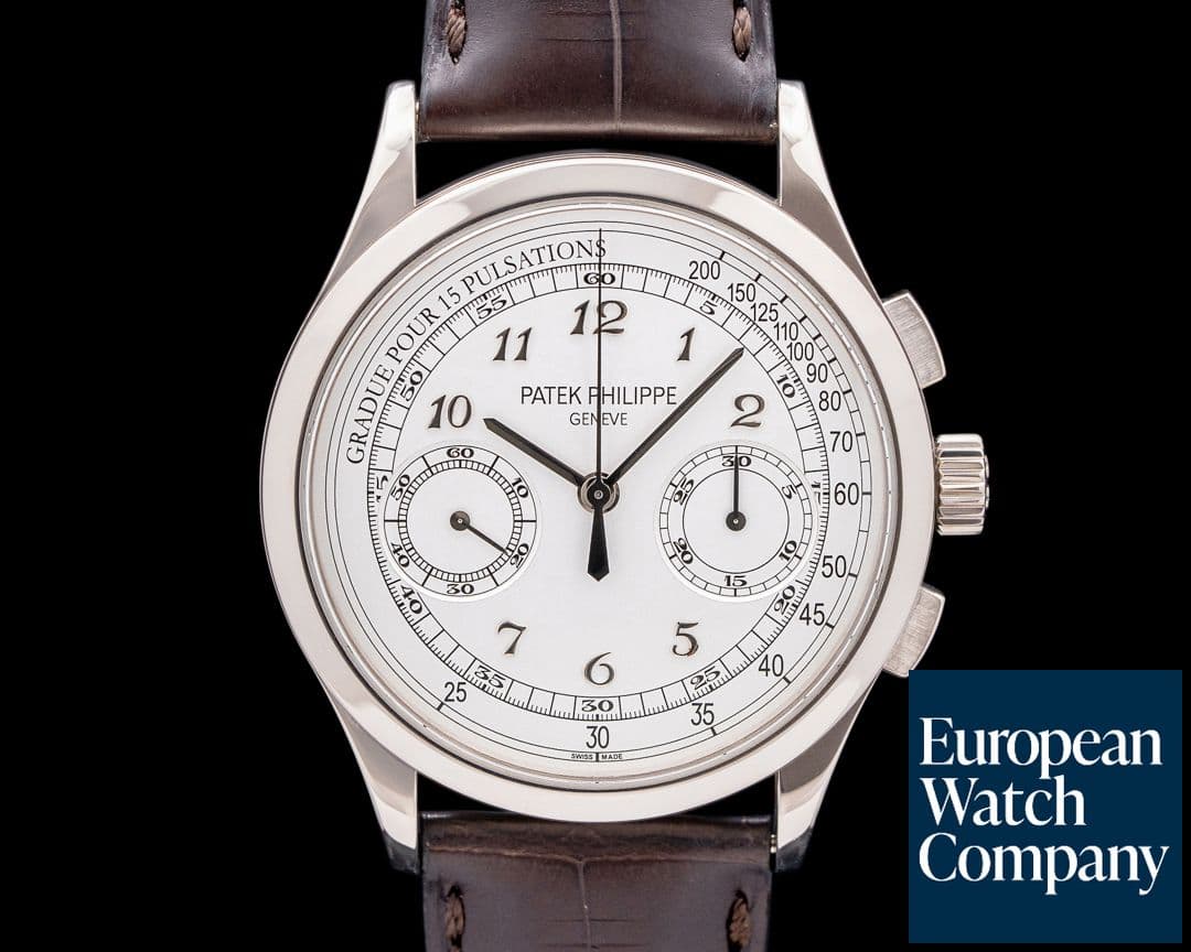 Image of Patek Philippe 5170G Chronograph 18K White Gold Silver Dial