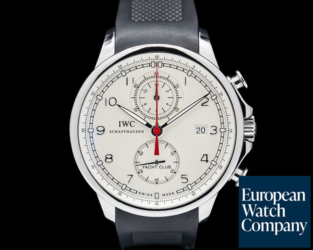 Image of IWC IW390211 Portuguese Yacht Club Chronograph SS Silver Dial