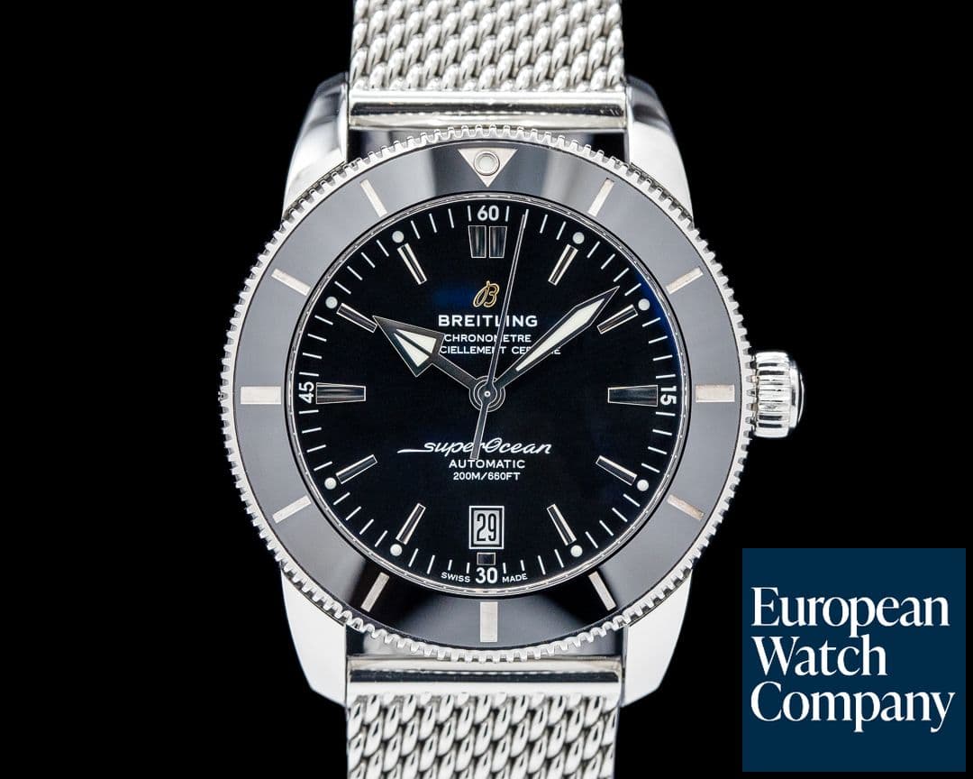 Image of Breitling AB2020 SuperOcean Heritage II SS Black Dial