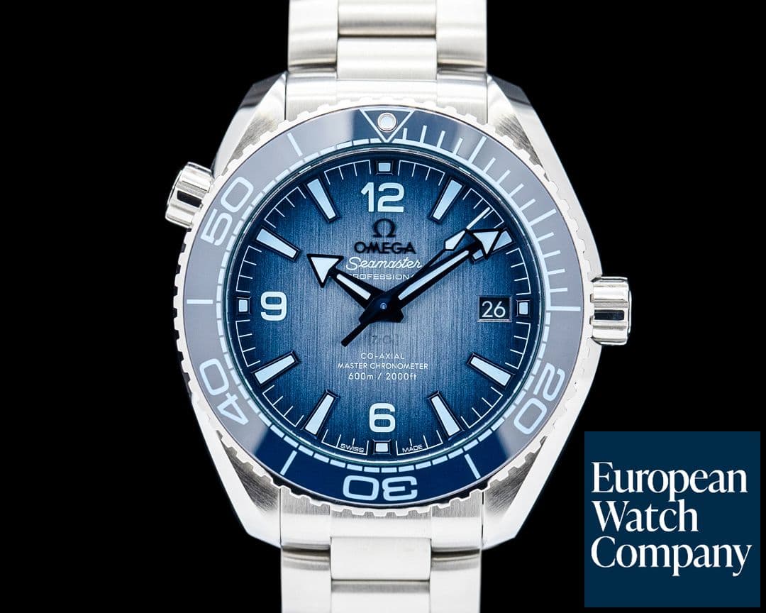 Image of Omega Planet Ocean 600M SS Summer Blue Dial
