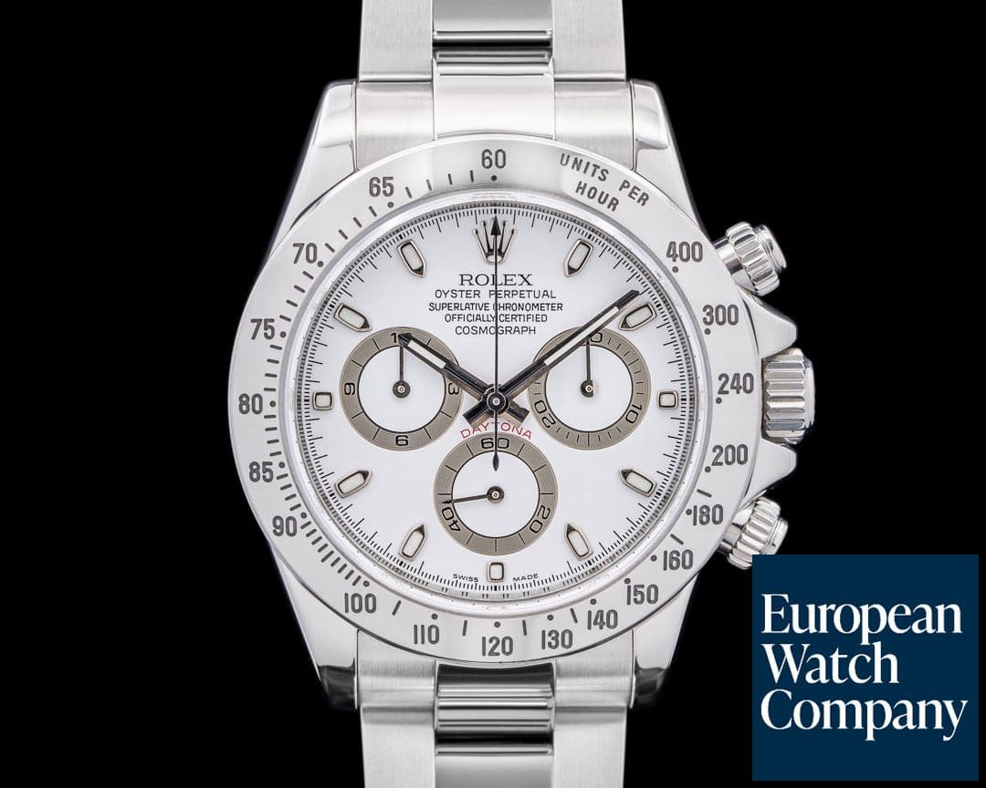 Image of Rolex 116520 Daytona SS White Dial