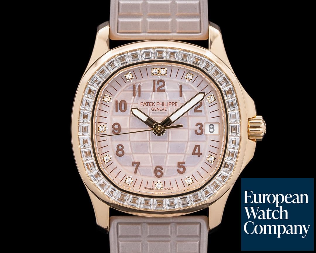 Image of Patek Philippe 5072R Aquanaut Luce Haute Joaillerie 18K RG Mother of Pearl Dial 2024