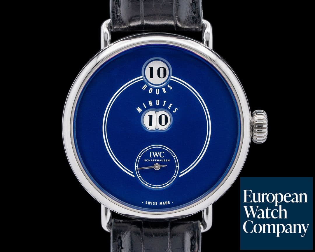 Image of IWC IW505003 Tribute to Pallweber SS Blue Dial LIMITED