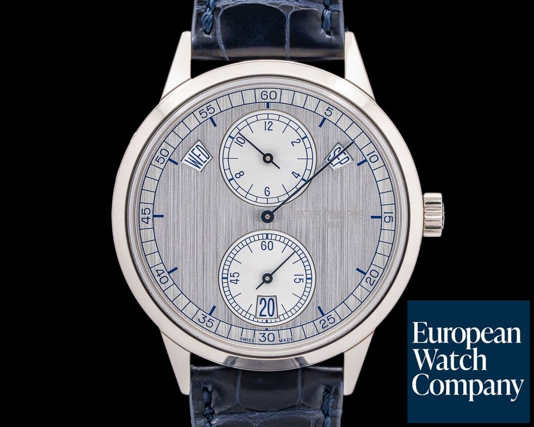 Image of Patek Philippe 5235G Annual Calendar Regulator 18K WG Silver Dial