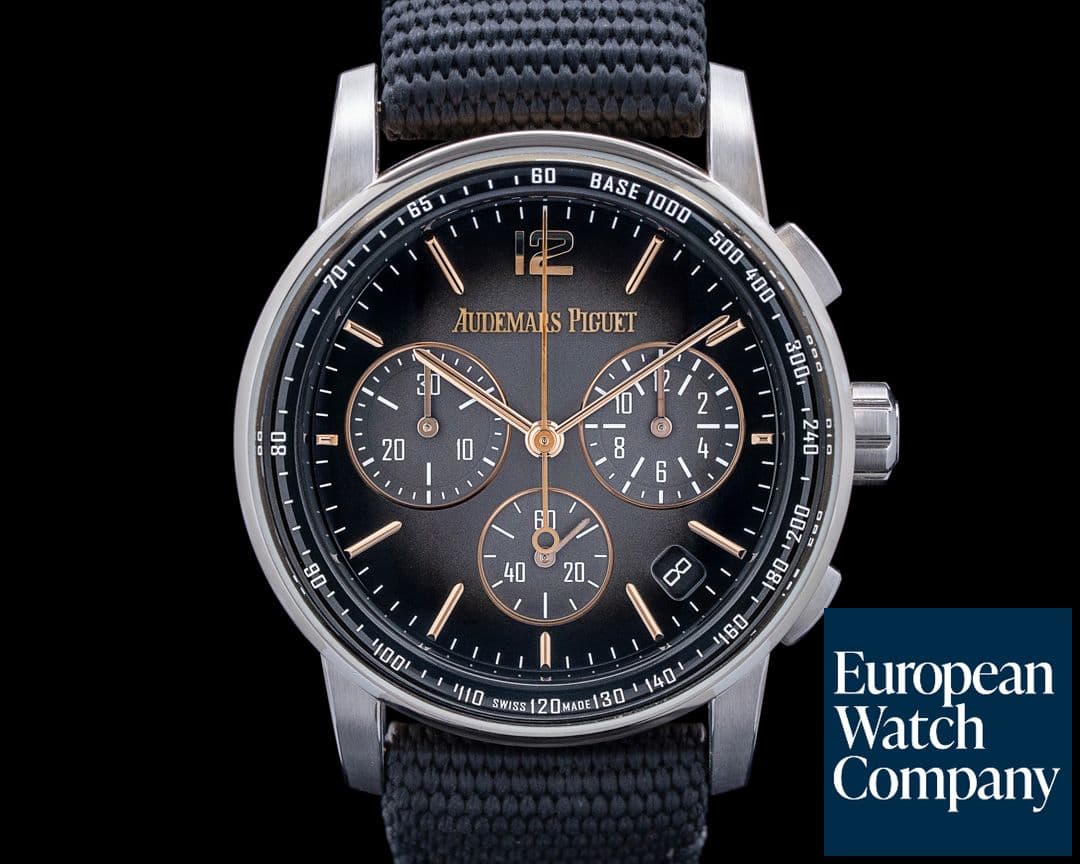 Image of Audemars Piguet 26393CR Code 11.59 Chronograph 18K WG / RG Gray Dial