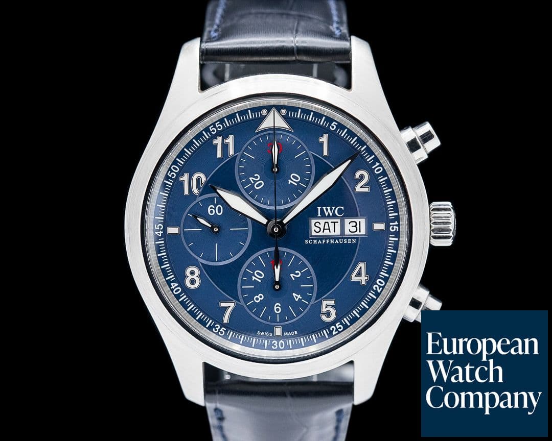 Image of IWC IW371712 Pilot Laureus SS Blue Dial