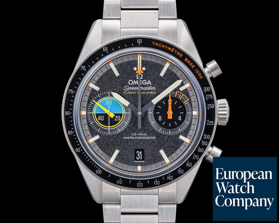 Image of Omega Speedmaster Pilot Flight Qualified SS Black Dial 2025