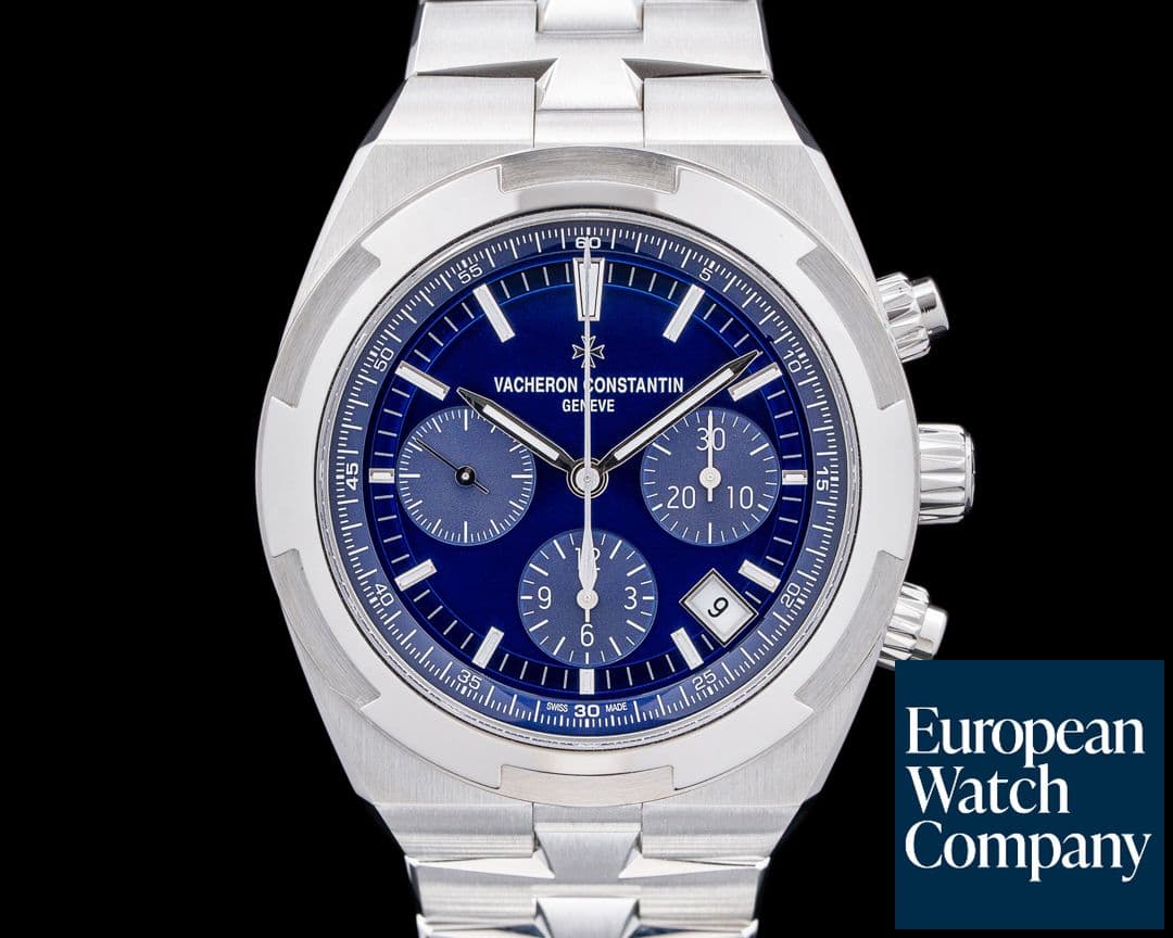 Image of Vacheron Constantin 5520V Overseas Chronograph SS Blue Dial 2025