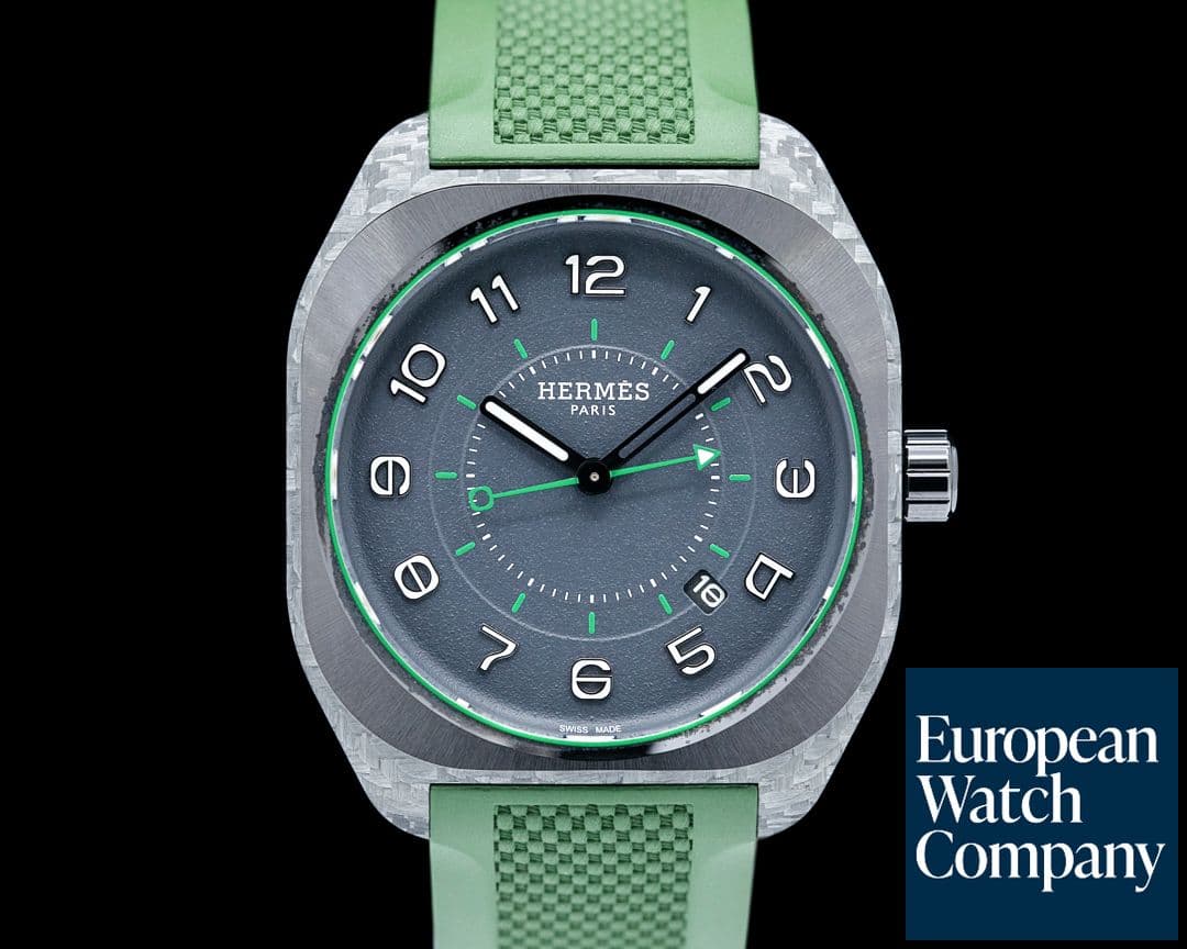 Image of Hermes H08 Composite Slate Powder Titanium / Ceramic Gray Dial