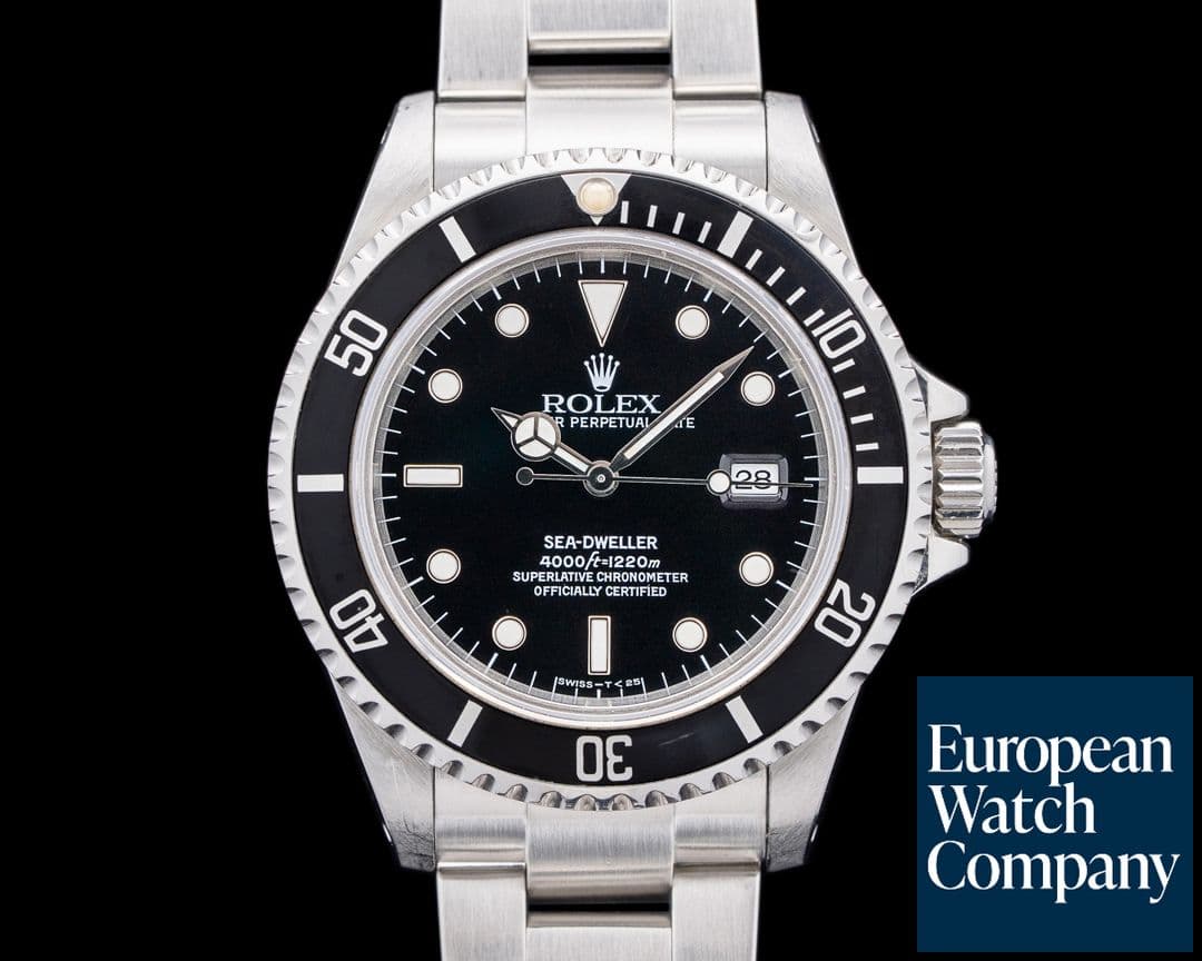 Image of Rolex 16600 Sea-Dweller SS Black Dial